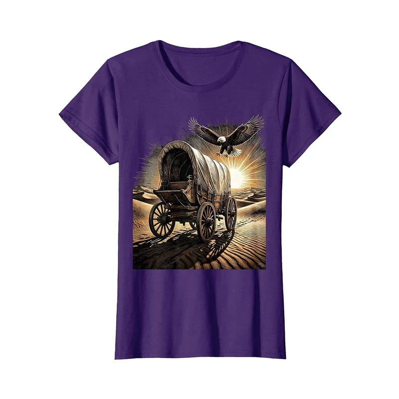 Covered Wagon Desert Tee Desert Dunes Clothing Clothing